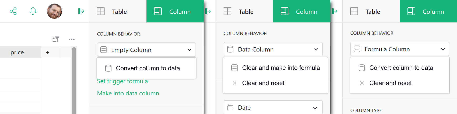 formulas-column-behavior-options